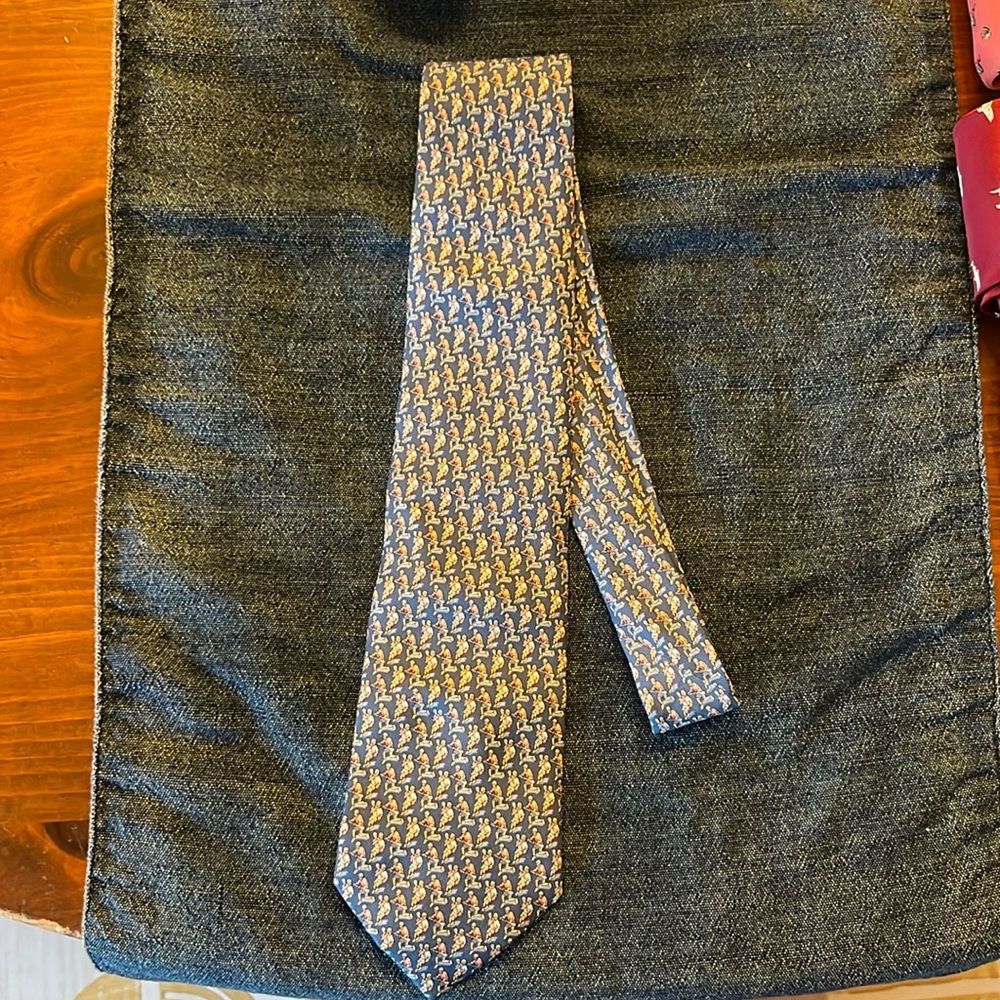 Vineyard Vines Lacrosse Tie - Blue